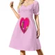 thumbnail image 1 of Preminger - In a Heart Vestido de manga corta vestidos de noche vestido de mujer para mujer vestido de mujer verano, 1 of 7