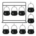 thumbnail image 1 of Black Witches Cauldron Candy Serving Bowls on Rack Plastic Candy Container Bucket Sets for Home Kitchen DecorationAs Shown, 1 of 5