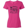 thumbnail image 3 of Inktastic Dear Santa, My Brother Did It Funny Christmas Women's T-Shirt, 3 of 5