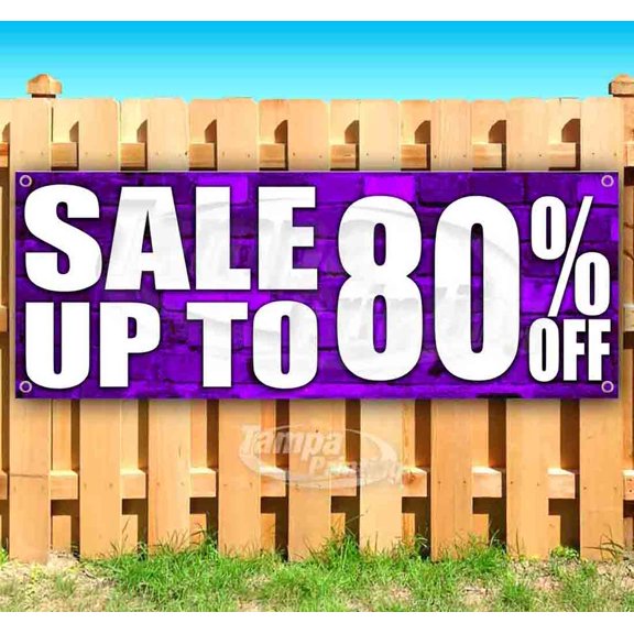 Sale Up To 80% Off 13 oz Vinyl Banner With Metal Grommets