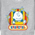 thumbnail image 3 of Peanuts - Charlie Brown Karneval - Men's Crew Neck Fleece Pullover, 3 of 6