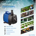 thumbnail image 5 of Aqua Dream Living Submersible Pond Pump JD-4500, 1200 GPH, 1 Count, 5.25 x 7 x 3 Inches, 5 of 7