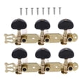 thumbnail image 4 of TABLZONE 1Set Simple Practical Black Guitar Tuning Pegs with Screws Acoustic Guitar Parts, 4 of 7