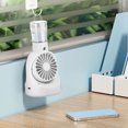 thumbnail image 5 of UttpKLBx Bladeless Neck Fan Mini Portable Fan Portable Cooling Fan Mini Portable Fan Rechargeable, for Office Desk Outdoor Travel (White), 5 of 8