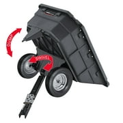 Ohio Steel 1000P-SD 15 Cubic Foot Swivel Garden Tractor and Lawnmower Dump Cart