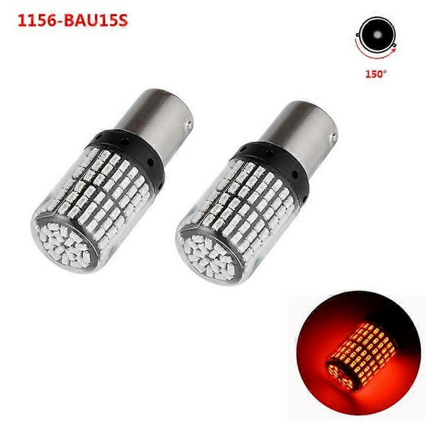 2PCS 1156 BA15S P21W BAU15S PY21W T20 7440 W21W 3157 1157 P21/5W W21/5W LED Bulbs 144 SMD led CanBus Lamp