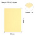thumbnail image 2 of 50Pcs Leather Texture Paper Binding Covers, Binding Presentation Covers, 8.5x11.5 Inches, 8 Mil 58 Lb, Light Yellow, 2 of 7