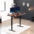 thumbnail image 7 of VIVO Dark Walnut 60 x 30 inch Universal Table Top for Sit to Stand Desk Frames, 7 of 7
