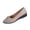 Khaki, variant on Womens Lightweight Fashion Rhinestone Wedge Shoes Comfortable Orthopedic Wide Fit Dressy Low Heel Ballet Flats Wedding Gray 36