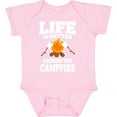 thumbnail image 3 of Inktastic Life is Better Around The Campfire Boys or Girls Baby Bodysuit, 3 of 5