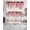 White Red, variant on Red Eucalyptus Leaves Swag Curtains for Living Room/Bedroom Windows, Summer Botanical Weeping Wooden Kitchen Curtains and Valances Set 36 Inch Length, Light Filtering Swags Valance Curtain Panels