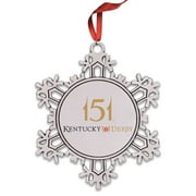 151st Kentucky Derby Snowflake Ornament