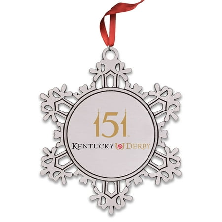 151st Kentucky Derby Snowflake Ornament
