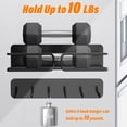 thumbnail image 3 of Magnetic Spice Rack for Refrigerator: Space Saving Fridge Magnet Organizer with Paper Towel Holder & Hook Rack Metal Side of Refrigerator Storage Kitchen Organizer Black Magnetic Shelf, 3 of 6