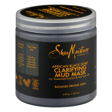 SheaMoisture African Black Soap Clarifying Face Mud (Best Mud Mask For Oily Skin)