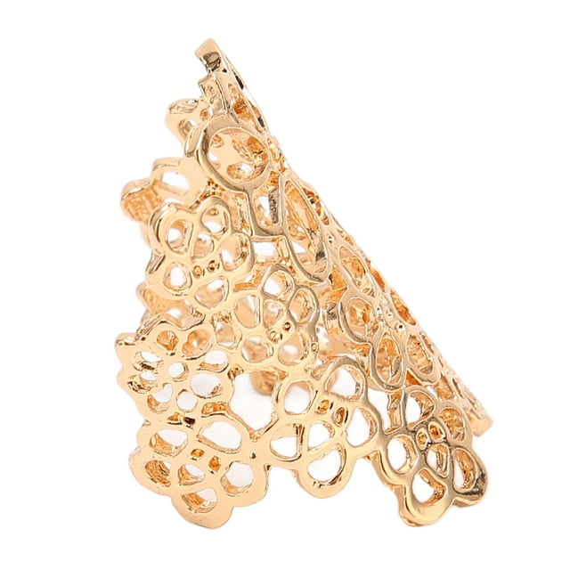Joyas de anillo de aleación anillo de aleación dorado exquisito de moda retro para uso diario para niñas ANGGREK Otros