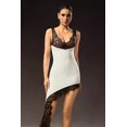 thumbnail image 3 of Vestido Bellabarnetten Pasha sin mangas con vendaje de encaje a media pierna, 3 of 6
