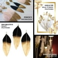 thumbnail image 4 of Efavormart 60 Pack Glitter Gold Tip Blush Real Turkey Feathers For Craft Party Decoration, 4 of 7