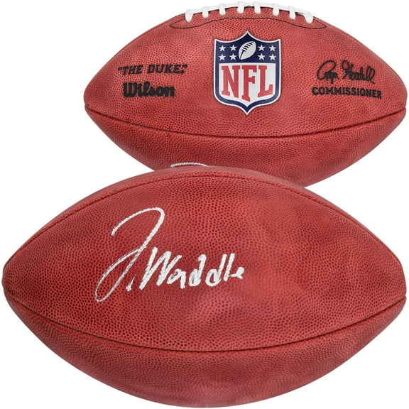Jaylen Waddle Denver Broncos Autographed Duke Full Color Football - Fanatics Authentic Certified