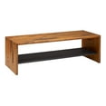 thumbnail image 5 of Walker Edison Roastam Storage Bench, Brown, 5 of 12