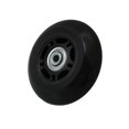 thumbnail image 3 of 6 Pcs Luggage Suitcase Rubber Wheel Black PU Roller 75mm Dia 110.23lbs, 3 of 4