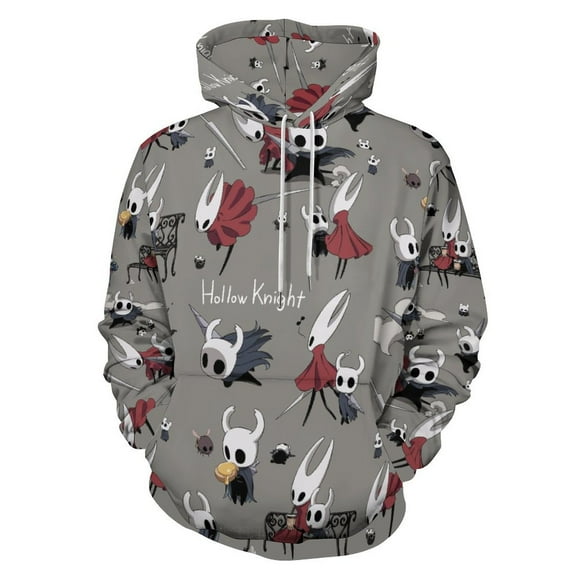 Hollow Game Kni-ght Silksong Casual Hoodie Jacket Hooded Long Sleeves Sweatshirt Pullover Sweaters Women Men