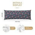 thumbnail image 3 of KLL Ultra Soft Microfiber Body Pillow Cover/Pillowcases 20"x54" with Hidden Zipper Closure-Gnome Love USA, 3 of 8