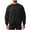 Black, variant on Abomasnow Men's Sweatshirts Soft Long Sleeve Crewneck Sweatshirt Lightweigt Solid Fleece Sweat Shirt Breathable Pullover Sweater S-5XL