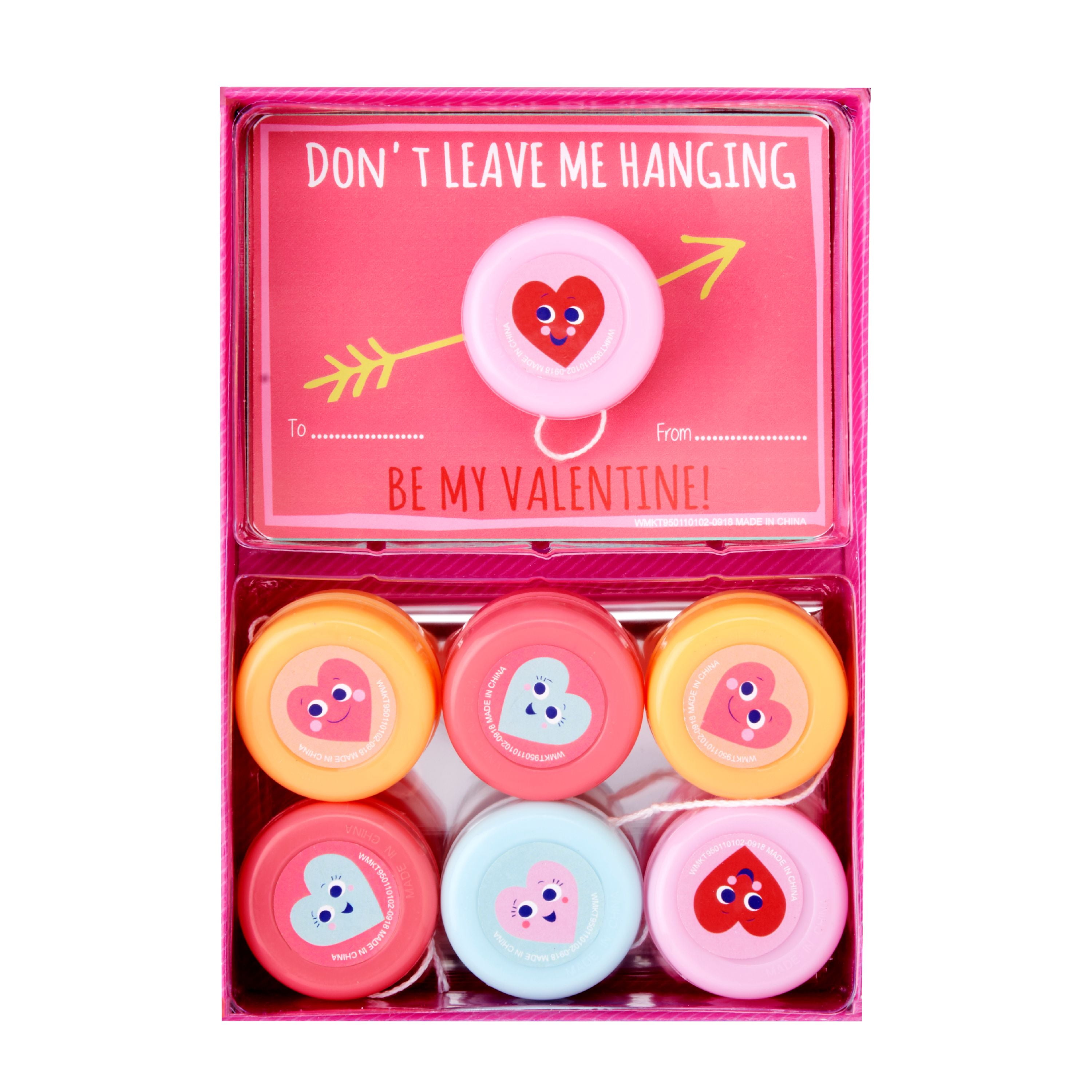Way To Celebrate Yo-Yo Valentine's Day Cards, 8 Count ...