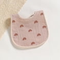 thumbnail image 4 of Juego de 4 unidades, bebé con broches ajustables, algodón suave y baberos absorbentes, 4 of 5