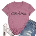 thumbnail image 2 of Cute Dinosaur Graphic Tees for Women 2026 Summer Casual Short Sleeve Crewneck Dino T Shirts, 2 of 3