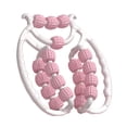 thumbnail image 2 of 20 ruedas Fascia Relax Roller rodillo puntos de presión Manual brazo pierna cuerpo Rosa, 2 of 8
