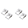thumbnail image 1 of 4Pcs Car Windshield Windscreen Wiper Linkage Repair Clips for Auto Spring Repair Clamp Accessories,4 x Wiper Linkage Clips,Silver, 1 of 5