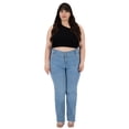 thumbnail image 3 of Pantalón Recto Britos Jeans Mujer Curvy Azul 501663, 3 of 4