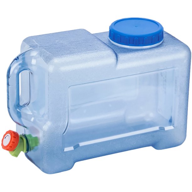 Camping Water Storage Jug Portable Water Bucket Transparent Water