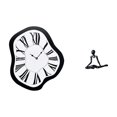 thumbnail image 1 of Reloj de pared,Reloj de pared interior nórdico con números romanos,Relojes distorsionados Reloj electrónico de lujo moderno,Figura de escritorio,Escultura abstracta de pensador para la, 1 of 8