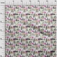 thumbnail image 3 of oneOone Velvet Pink Fabric Travel Craft Projects Decor Fabric Printed By The Yard 58 Inch Wide, 3 of 4