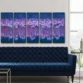 thumbnail image 2 of Ready2HangArt Flamingos 5 Piece Panel Wall Art, 2 of 2