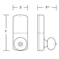 thumbnail image 6 of MiProducts Corp Electronic Touchpad Keyless Entry Door Lock Gold Brass Finish, 6 of 7