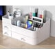 thumbnail image 3 of Papelería y cosméticos caja de almacenamiento cajón caja de plástico dividida cepillo de maquillaje lápiz labial estante de escritorio para ordenar la Caja de almacenamiento, 3 of 5