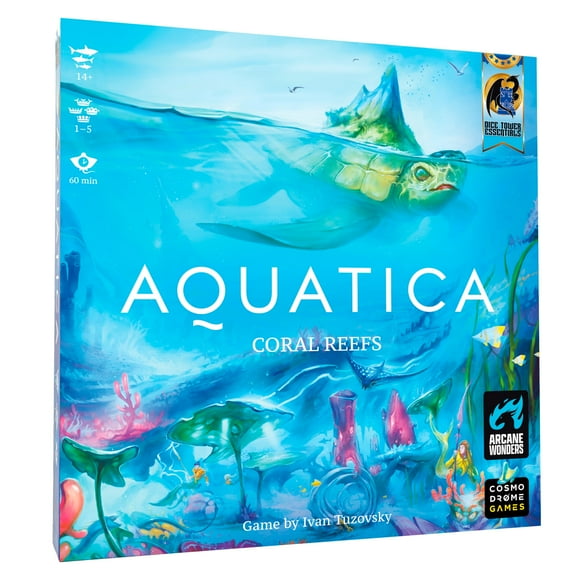 Juego de cartas Arcane Wonders Aquatica Coral Reef Expansion