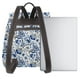 thumbnail image 3 of Fotbe Blue Paisley Mochila Bolso con Estampado para Mujer, Mochila Antirrobo de Nylon Impermeable, Bolsa Ligera de Hombro, 3 of 4