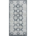 thumbnail image 2 of Nourison Dekor 2' x 4' Grey Navy Vintage Indoor Rug, 2 of 8