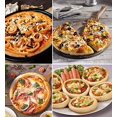 thumbnail image 2 of Juego de 2 bandejas redondas para hornear pizza, antiadherentes, para horno de pizza, parrilla y accesorios de cocina - 22,9 cm, 28 cm, negro ER, 2 of 5