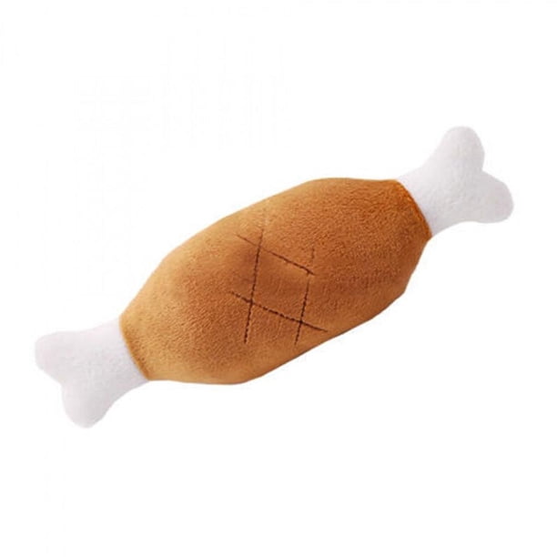 Patas De Pollo De Peluche, Juguete Para Mascotas, Cachorro Suave Y Realista, Mascota Que Juega A Morder, Masticar, No Tóxico, Duradero, Entrenamiento Con Baquetas Que Gritan Scienceny PT000856-00