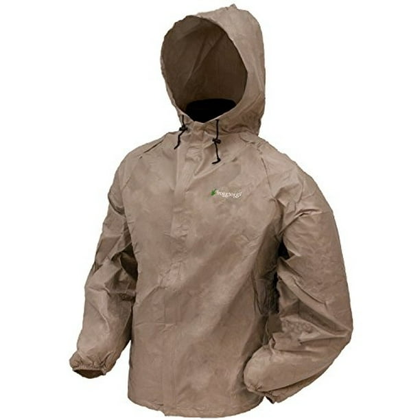 Frogg Toggs Ultra-Lite2 Waterproof Rain Jacket, Khaki, Size Small ...