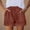 *Coffee, variant on ClodeEU Women’s Elastic Waist Shorts,Lightweight Casual Solid Color Summer Shorts with Pockets Army Green,Women's Plus L