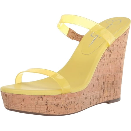 

Jessica Simpson Womens Tumile Wedge Sandal 9.5 Yellow