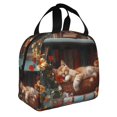 thumbnail image 2 of Disketp Cat Asleep Among Flowers Bolsa Térmica para Almuerzo para Hombre y Mujer, Ideal para Trabajo, Senderismo y Picnic, 2 of 8