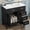 Black Solid Wood MDF(Single package), variant on LHSHID 36"Bathroom Vanity without Sink,Cabinet Base Only,Bathroom Cabinet with Drawers,Solid Frame and MDF Board,Black